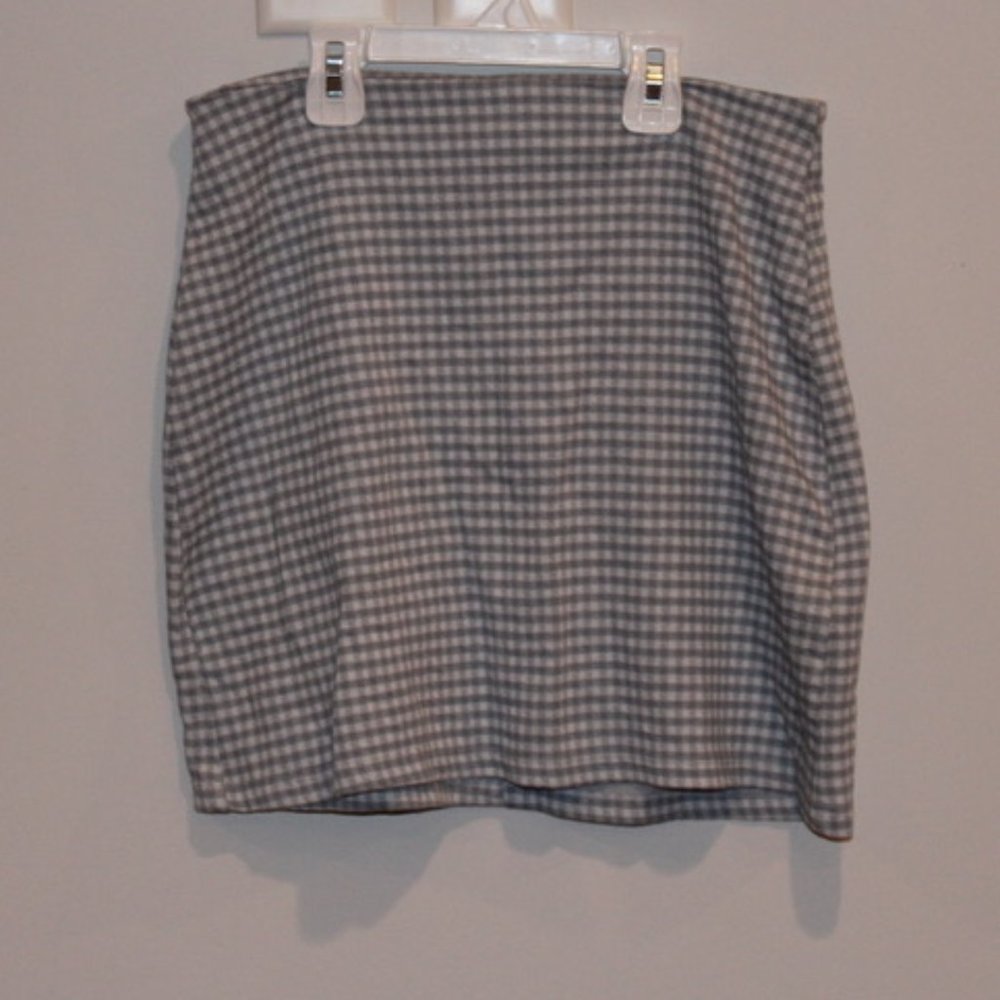 Brandy Melville Gingham Mini Skirt